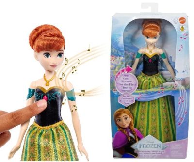 Jégvarázs Anna éneklő baba hanggal Mattel
