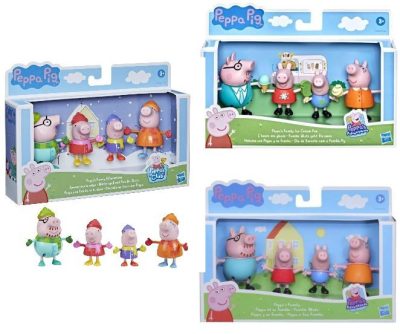Peppa malac család figura szett 4 figurával 1 db véletlenszerű csomagban