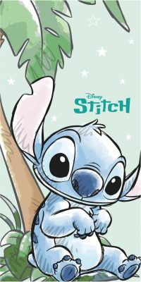 Disney Lilo és Stitch, A csillagkutya Tropical Cutie fürdőlepedő, strand törölköző 70x140cm (Fast Dry)
