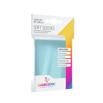 Gamegenic Soft Sleeves 100 db kártyavédő