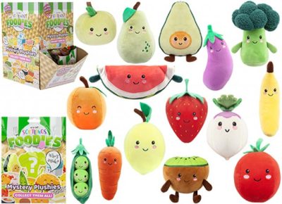 Mystery Softlings Foodies gyümölcs plüss figura 12 cm meglepetés