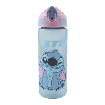 Disney Lilo és Stitch, A csillagkutya Alien 626 műanyag matt szívószálas kulacs 600 ml