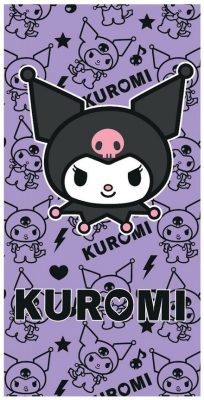 Hello Kitty Kuromi Chaos fürdőlepedő, strand törölköző 70x140 cm (Fast Dry)