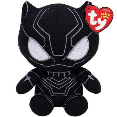 Beanie Babies plüss figura SOFT Marvel BLACK PANTHER, 15 cm 