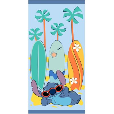 Disney Lilo és Stitch, A csillagkutya Surf Paradise fürdőlepedő, strand törölköző 70x140cm (Fast Dry)