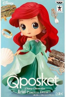 A kis hableány Ariel Q Posket figura 14 cm Dream Dress