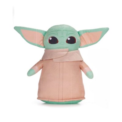 Baby Yoda realisztikus plüssfigura 30 cm Star Wars