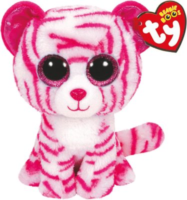 BOOS plüss figura ASIA, 15 cm - fehér tigris