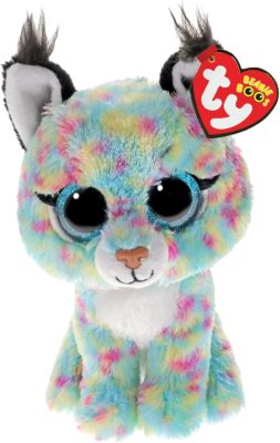 BOOS plüss figura LYNX, 15 cm - türkiz hiúz