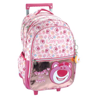 Disney Játékháború Lotso Jam gurulós iskolatáska, táska 46 cm