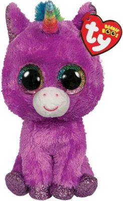 BOOS plüss figura ROSETTE, 15 cm - lila unikornis