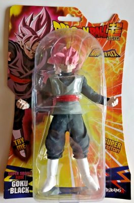 Monsterflex: Nyújtható Dragon Ball figura - Black Goku Pink Szuper Csillagharcos