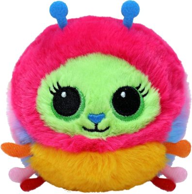 Ty Beanie Bouncers pattogó plüss figura CRYSTAL - színes hernyó