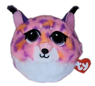 Ty Beanie Bouncers pattogó plüss figura LEX - rózsaszín hiúz