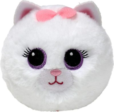 Ty Beanie Bouncers pattogó plüss figura PURDY - fehér macska