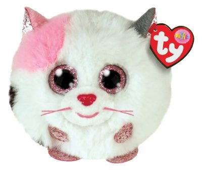 Ty Beanie Balls plüss figura MUFFIN - fehér macska
