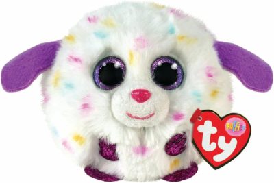 Ty Beanie Balls plüss figura MUNCHKIN - fehér kutya
