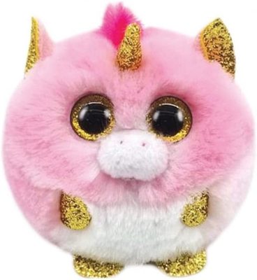 Ty Beanie Balls plüss figura FANTASIA - rózsaszín unikornis