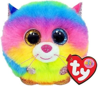 Ty Beanie Balls plüss figura GIZMO - színes macska