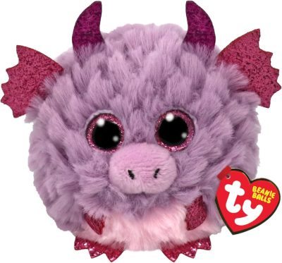 Ty Beanie Balls plüss figura SPARK - lila sárkány