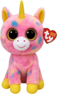 BOOS plüss figura FANTASIA, 24 cm - sokszínű unikornis (1)