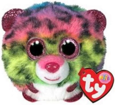 Ty Beanie Balls Dotty színes leopárd plüssfigura