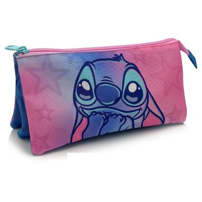 Disney Lilo és Stitch, A csillagkutya Galaxy 3 rekeszes tolltartó 23 cm