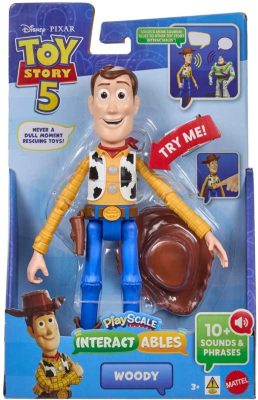 Toy Story 5 Woody interaktív beszélő figura 18 cm