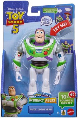Toy Story 5 Buzz Lightyear interaktív beszélő figura 18 cm