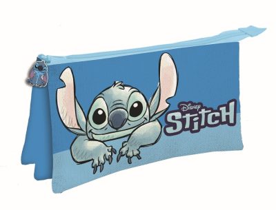 Disney Lilo és Stitch, A csillagkutya Smile 3 rekeszes tolltartó 22 cm