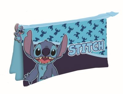 Disney Lilo és Stitch, A csillagkutya Abstract 3 rekeszes tolltartó 22 cm