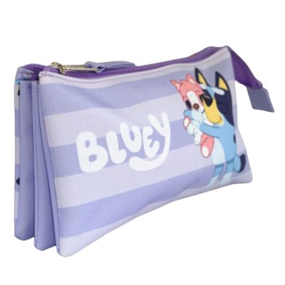 Bluey Puppy 3 rekeszes tolltartó 22 cm