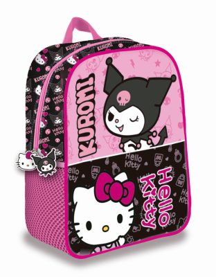 Hello Kitty & Kuromi 3D hátizsák, táska 30 cm