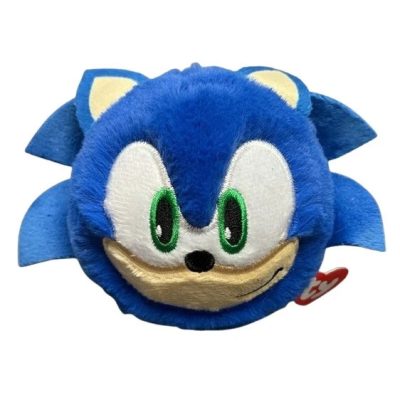 Ty Beanie Bouncers pattogó plüss figura Sonic - SONIC