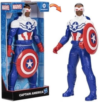 Marvel Amerika Kapitány (Captain America) Mighty Hero Series akciófigura 25 cm