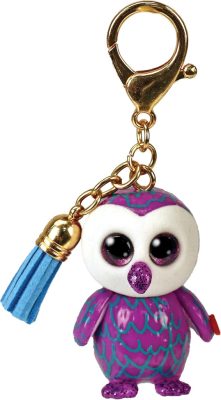 Ty Mini Boos Clip MOONLIGHT műanyag figura lila bagoly