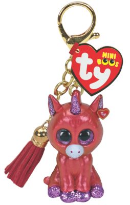 Ty Mini Boos Clip SUNSET műanyag figura korall színű unikornis