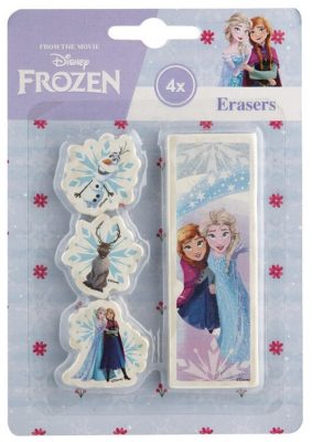 Disney Jégvarázs Sisters forma radír szett 4 db-os