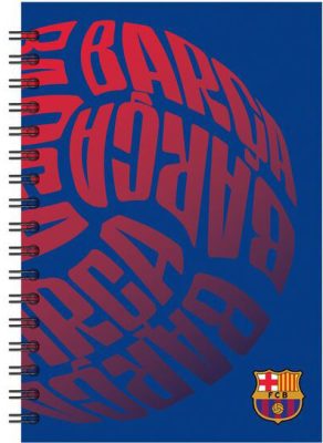 FC Barcelona Ball B/5 vonalas spirál füzet 70 lapos
