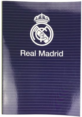 Real Madrid Blue B/5 vonalas füzet 40 lapos