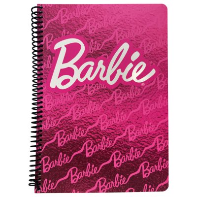 Barbie Pink B/5 vonalas spirál füzet 70 lapos