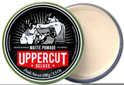 Uppercut Deluxe Matte Pomade hajformázó közepes tartással, 100 g