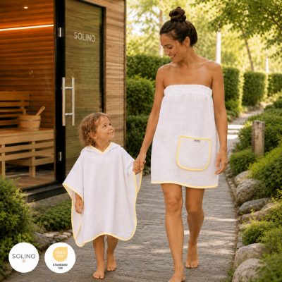 Wellness és szaunatextil Yellow