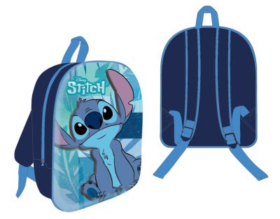 Disney Lilo és Stitch, A csillagkutya Blue Vibes 3D hátizsák, táska 30 cm