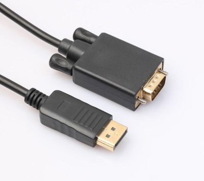 DP-VGA Kábel (DisplayPort Male – VGA Male) – Adapter Kábel Monitorhoz, PC-hez és Projektorhoz (1080p Full HD)