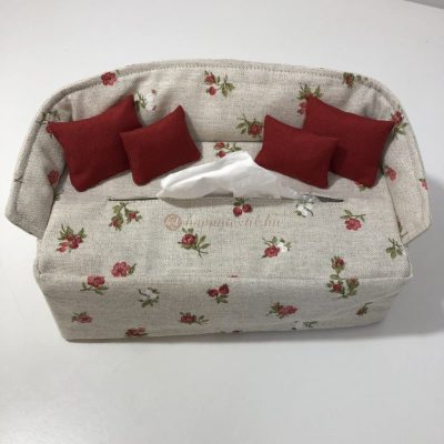 Hapci kanapé, bordó rózsás