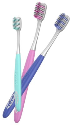 Biomed Ultra Soft Pink Complete Care and Sensitive fogkefe 3 db-os Multipack (8/karton)