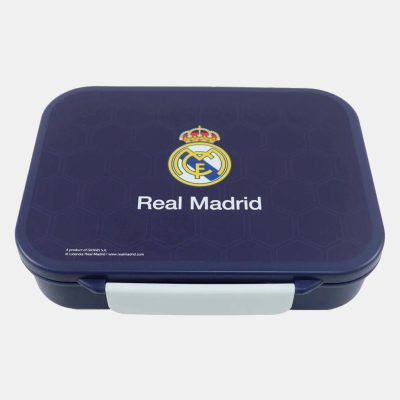 Real Madrid Blue több rekeszes uzsonnás doboz, szendvicsdoboz
