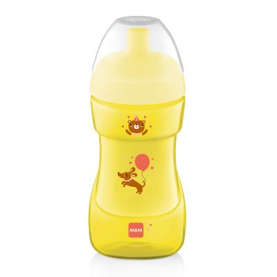 MAM Sports Cup itatópohár 330 ml - sárga