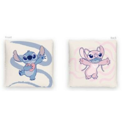 Disney Stitch párna, díszpárna - kétoldali mintával - 40 x 40 cm